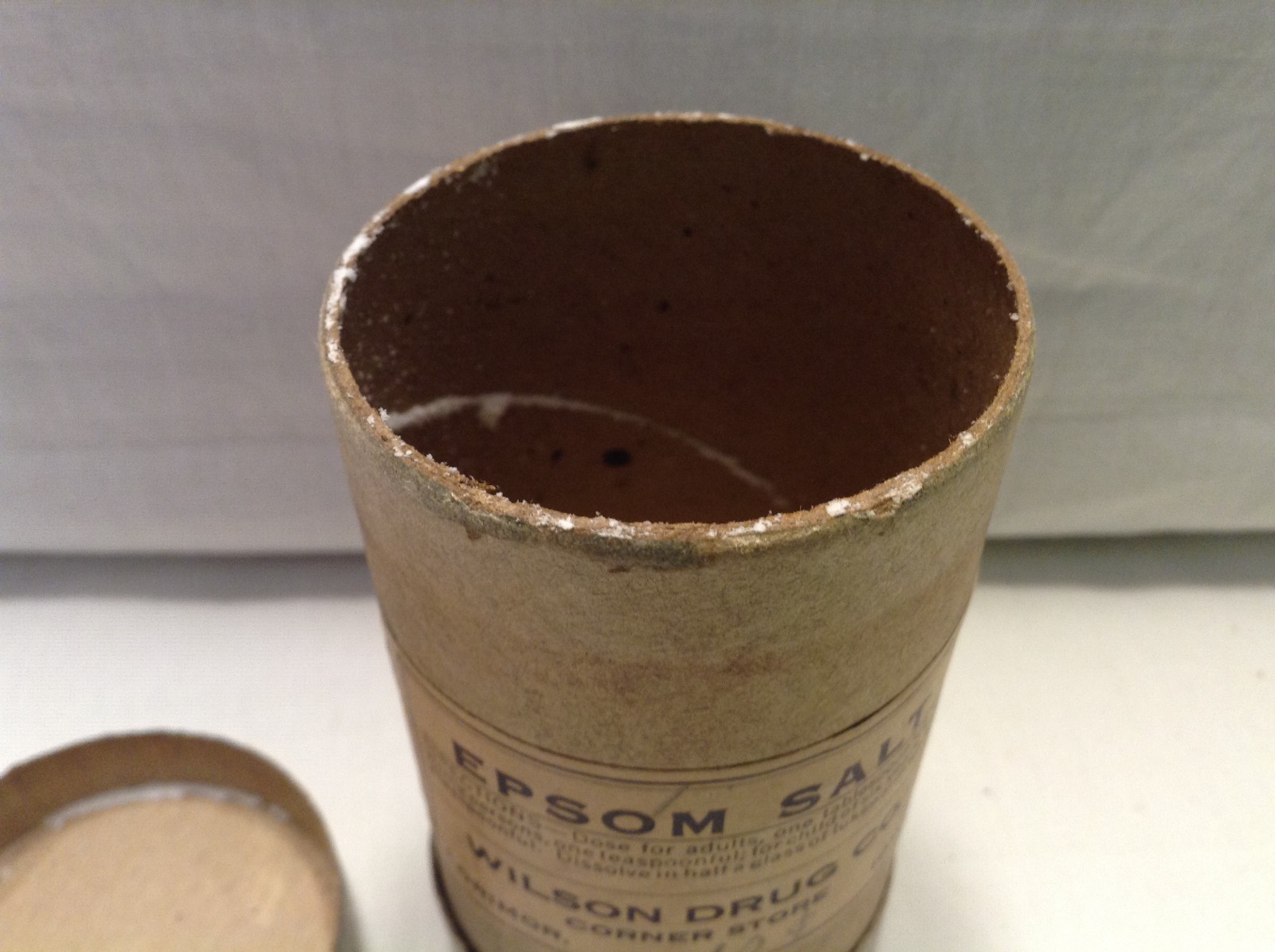 Vintage 1940-50s Wilson Drug Store Lorimor Iowa Container
