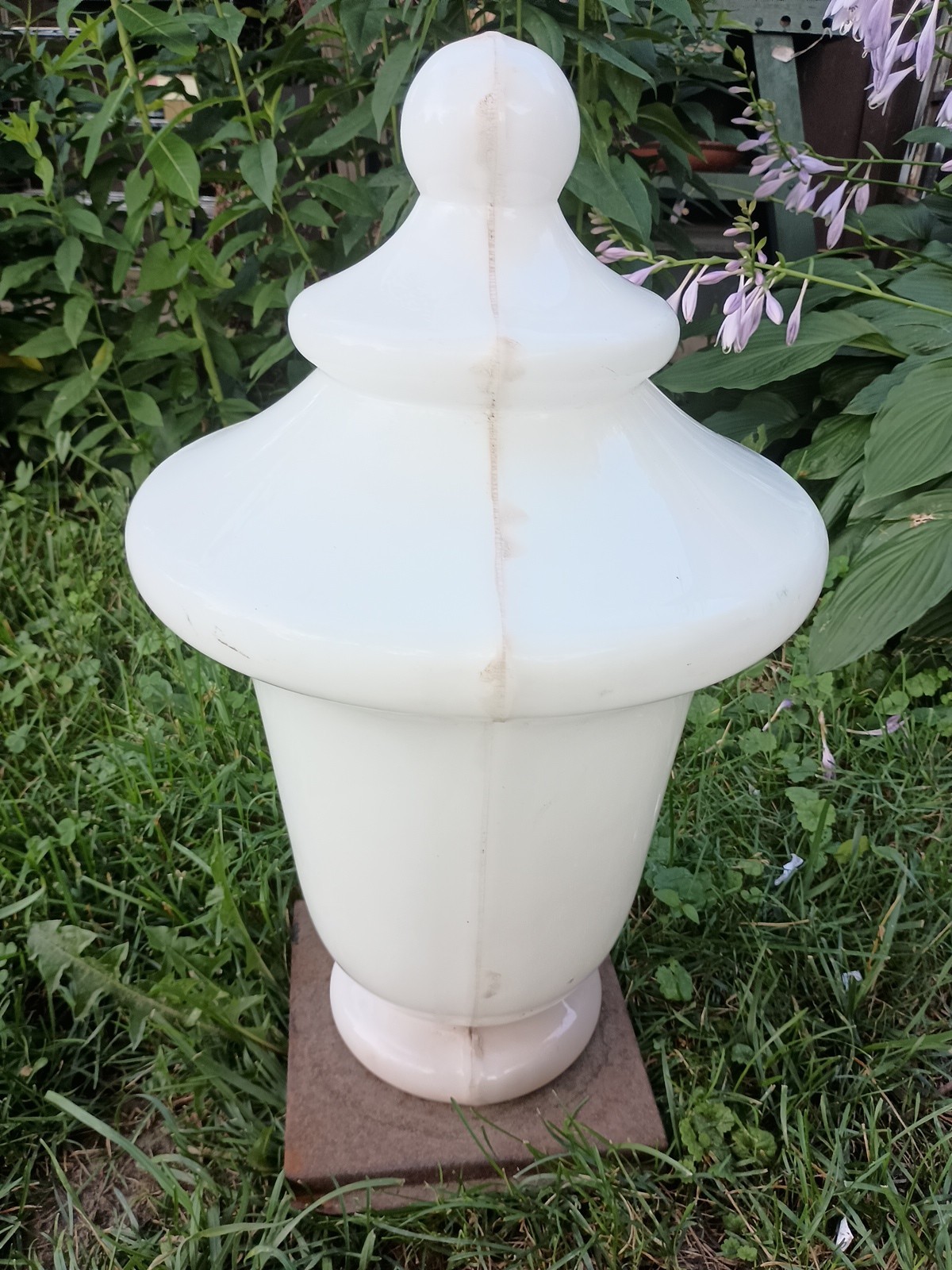 Vintage Pharmacy Counter Display 1950s-1970s Plastic Large 22″ Tall Metal Base