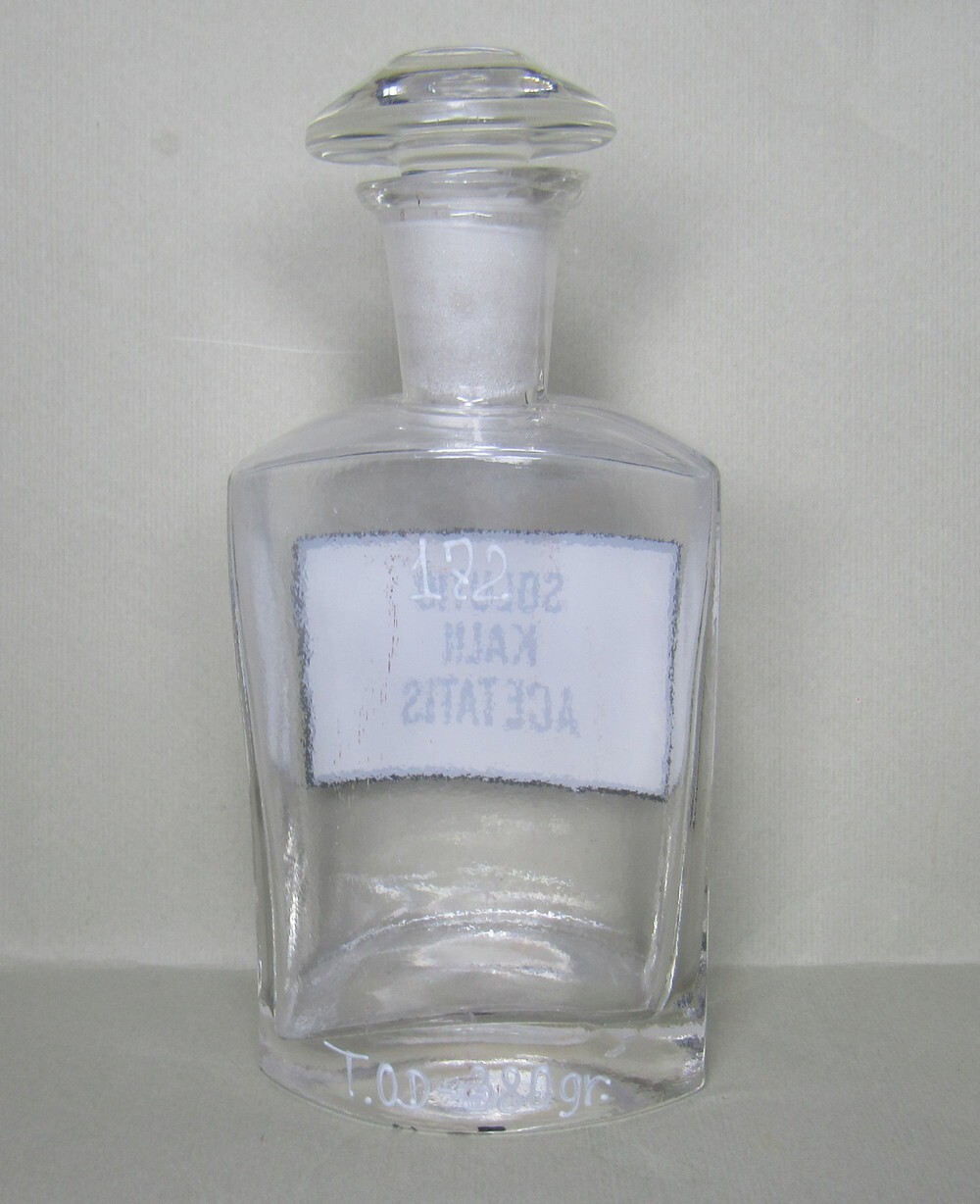 Vintage Medical Science Glass Bottle,Germany,SOLUTIO KALII ACETATIS