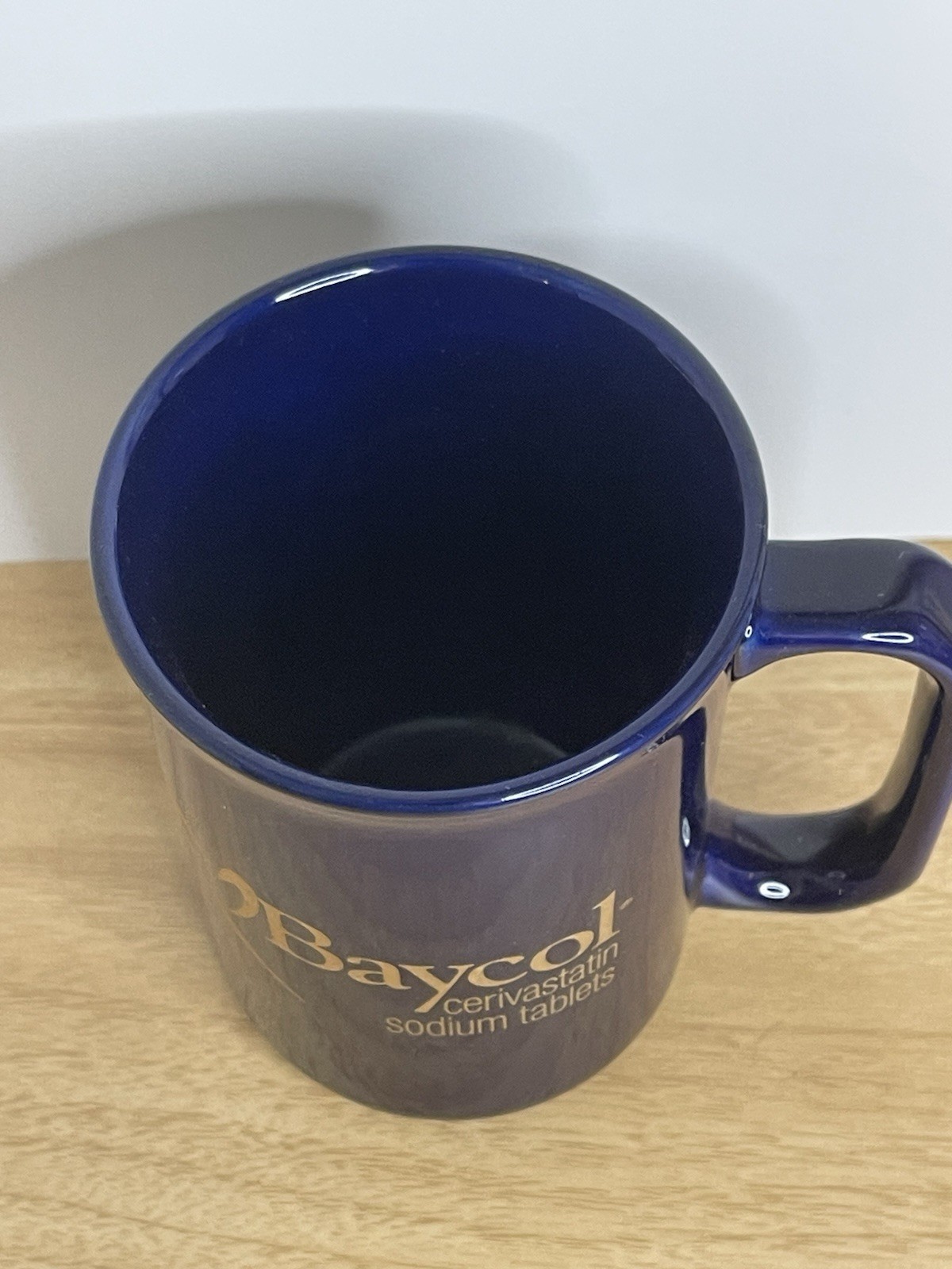 Baycol Cerivastatin Recalled Pharma Drug Rep Promo Mug Coffee Cup Rare
