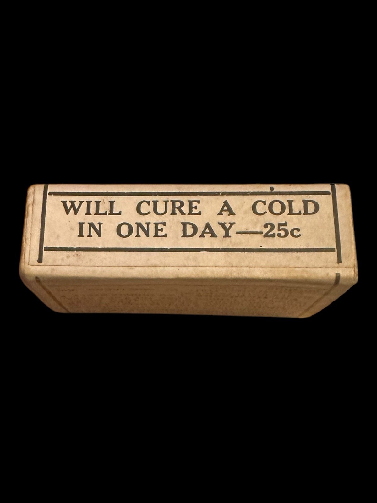 Vintage Lutz’s Cold Grip Tablet Box Irwin Lutz Druggist Very Rare Cold Remedy