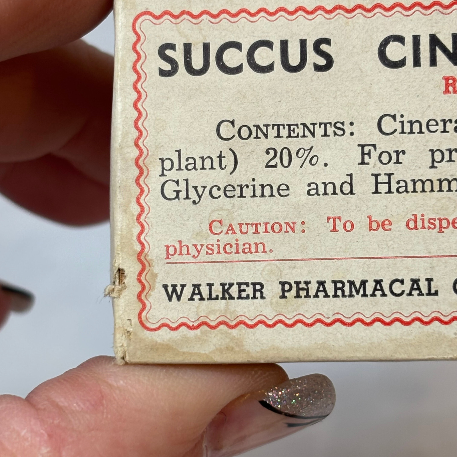 Vtg Walker Pharmacal Succus Cineraria Maritime Sealed In Original Boxes Quackery