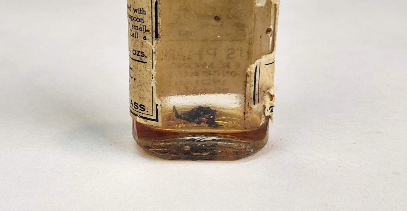 Vintage Morphine Narcotic Medicine Paragoric USP Elixir Bottle Empty