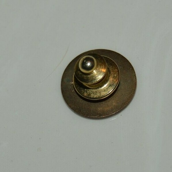 Vintage MATOL Matol Botanical International Christian Cure Tie Tack Clasp Rare