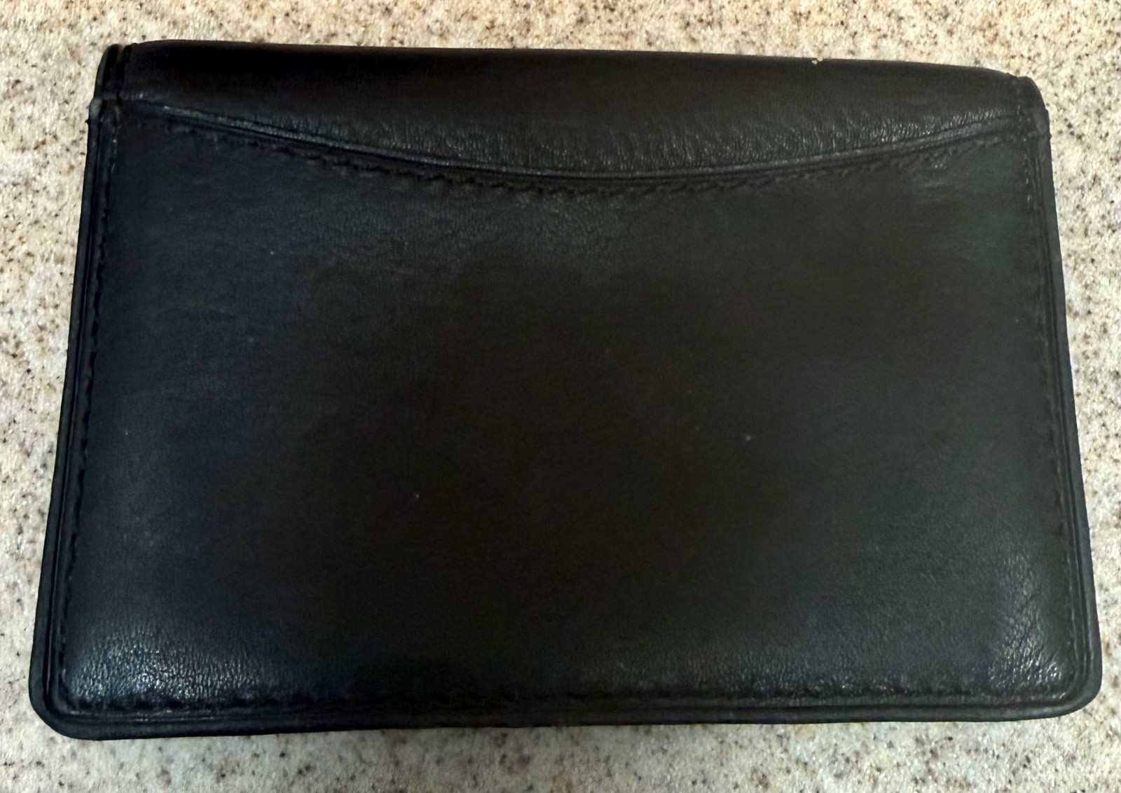 Drug Rep Pharmaceutical Advair Diskus Collectible Leather Card Holder Fossil