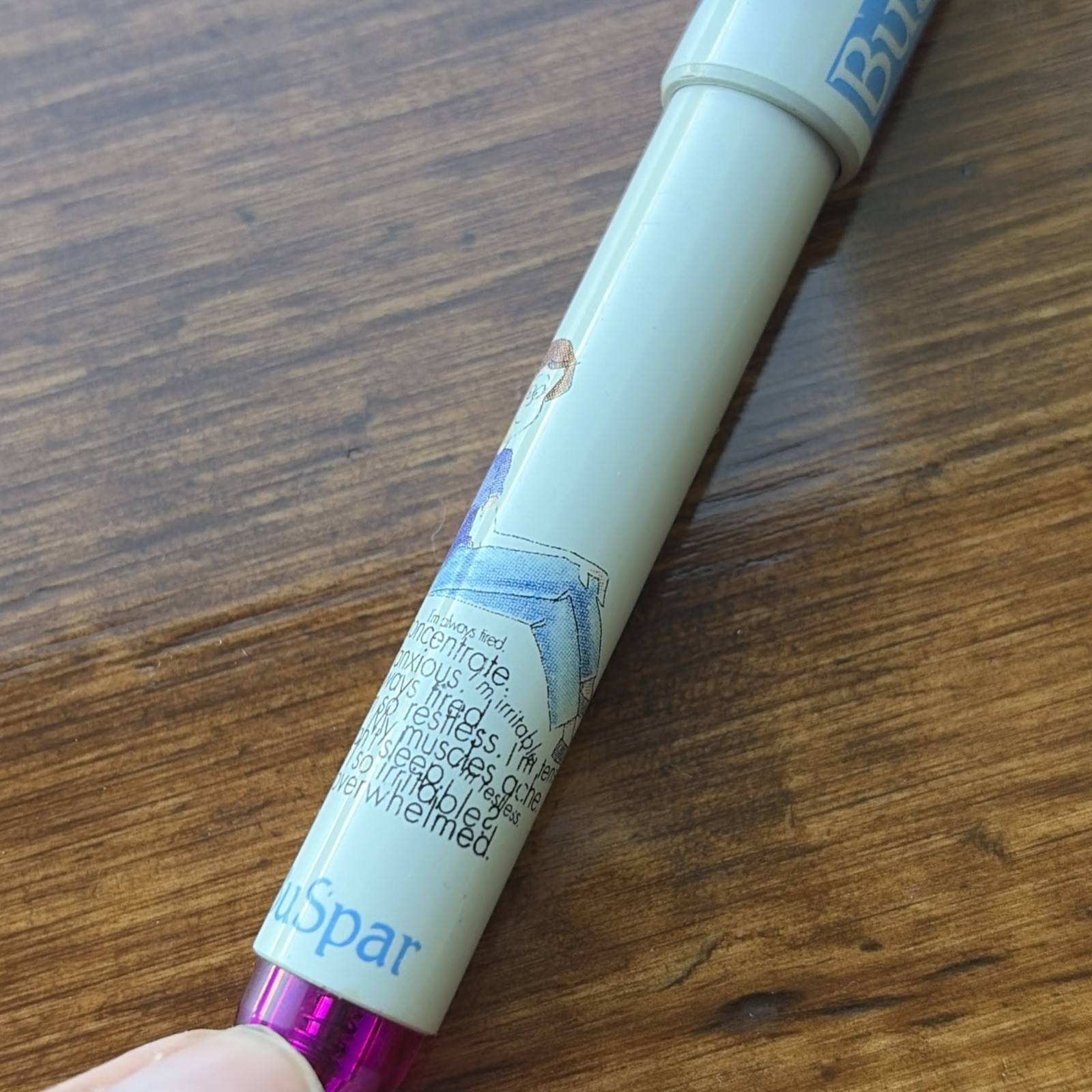 BUSPAR PEN Drug Rep Pharmaceutical Promo Medical Advertising