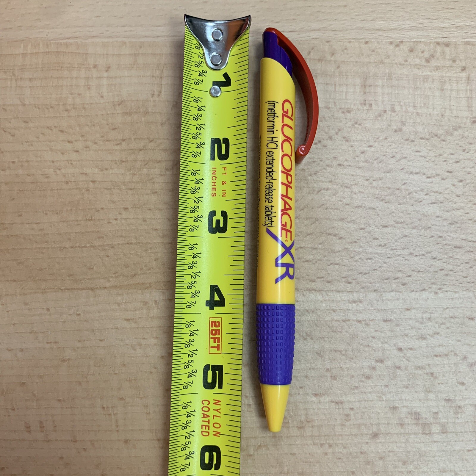 Glucophage Drug Rep Pharmaceutical Promo Inoxcrom Spain Click Pen Yellow Gift