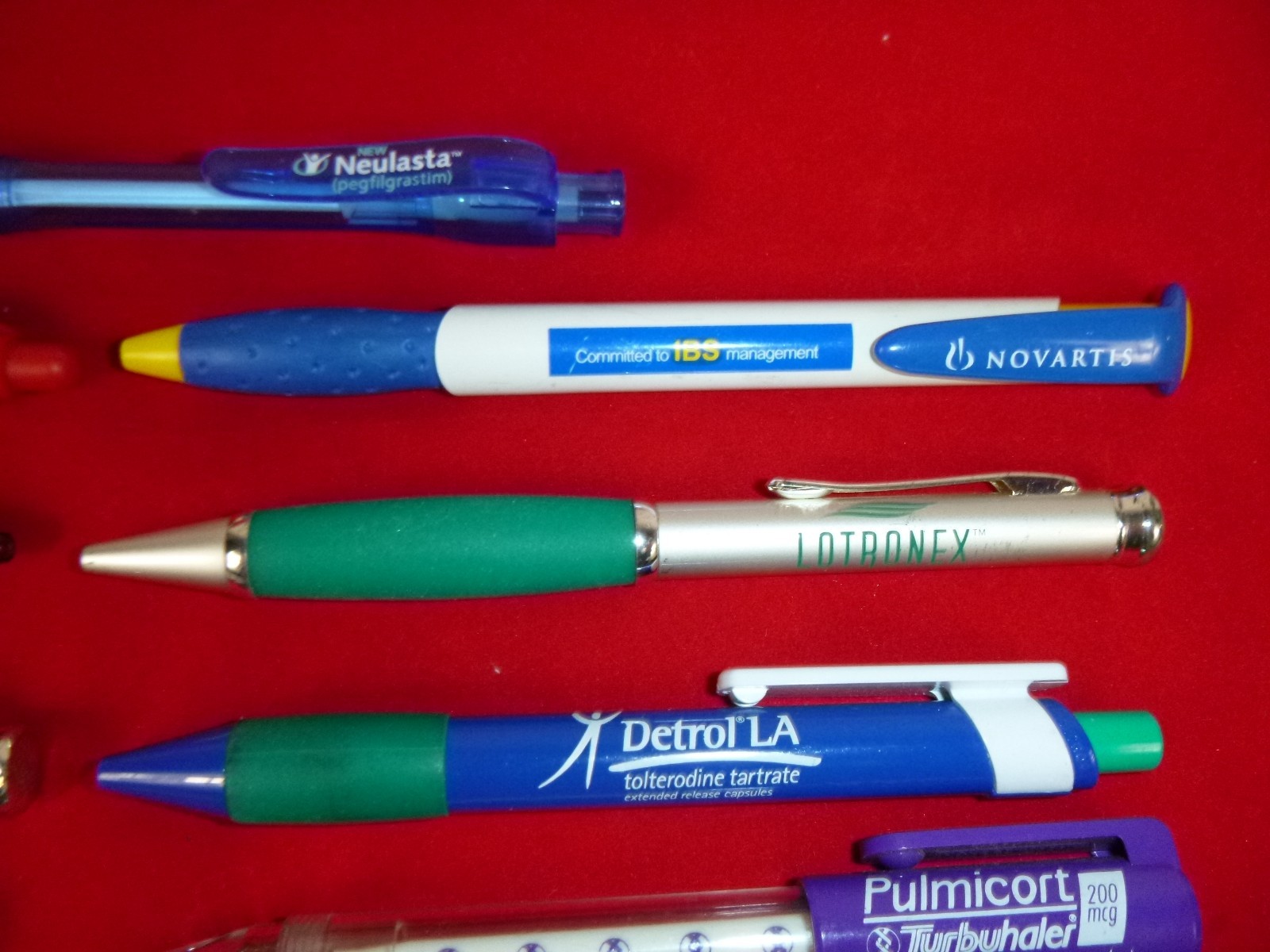 Lot of 15 Ink Pen Drug Pharmaceutical Rep Advertising Heavy Metal Plastic Twist
