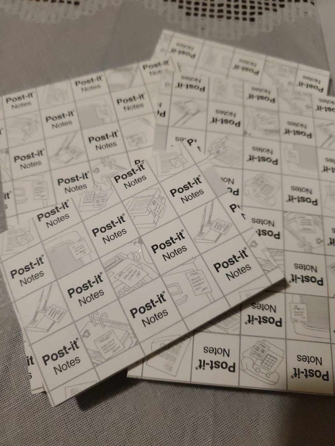 VTG Prevacid & Prevpac Post-it Note Lot Merck Stomach Illustration Drug Rep Swag