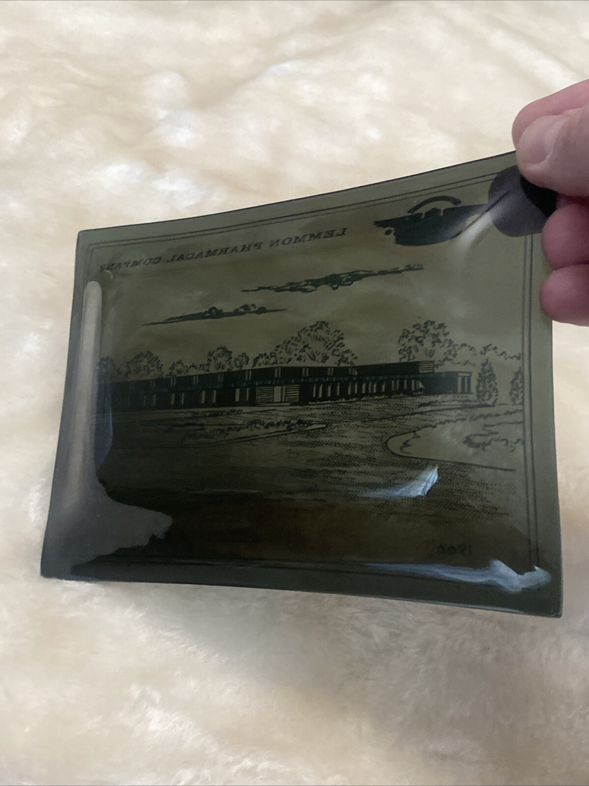 Pharmacy Advertising Tray 1966 Lemmon Pharmacal Co. Sellersville Pennsylvania