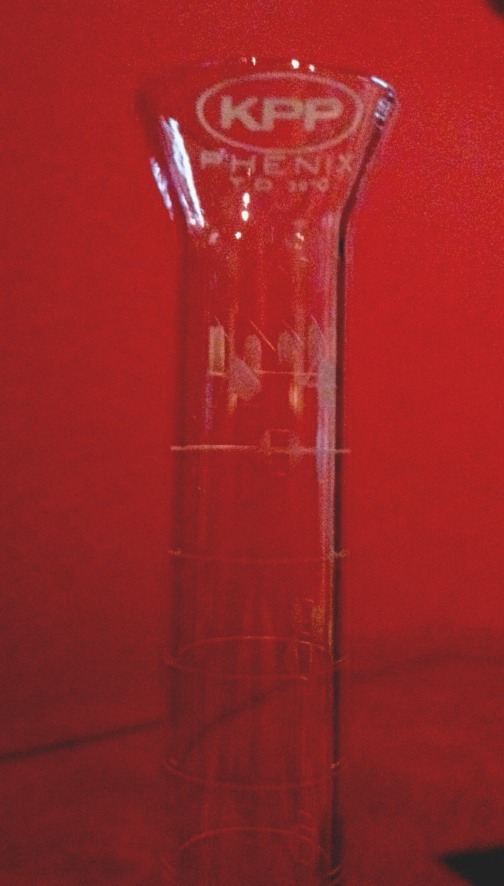 Vintage New KERR Phenix Graduate 10 Millilters. 10ml Graduated Cylinder