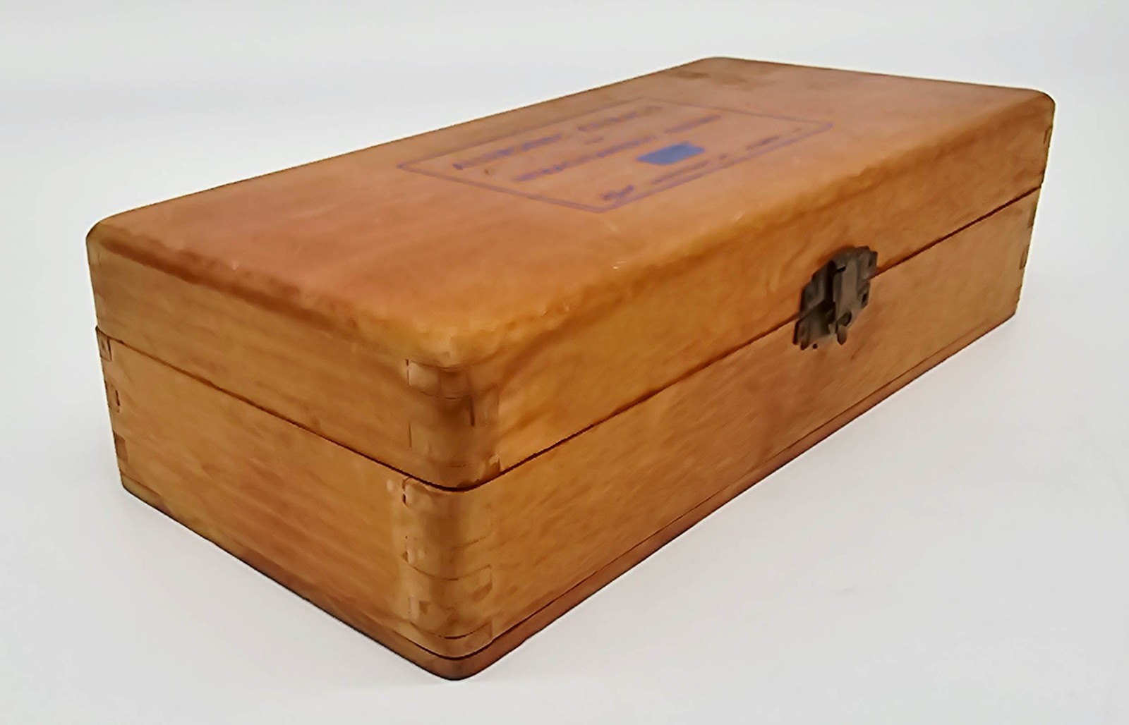 Wyeth Allergy Test Kit Vintage Extracts 1955 Intracutaneous Wood Box + 44 Vials