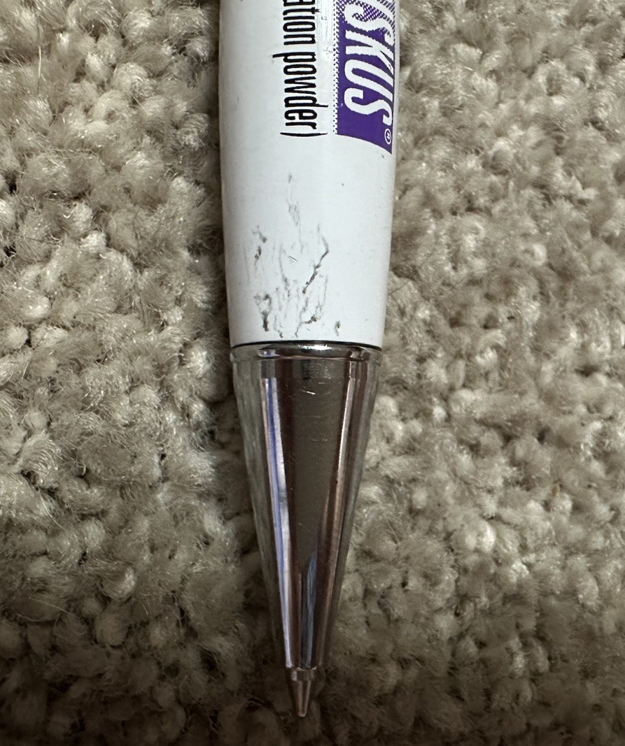 Vintage Advair Pen Drug Rep Advertising Metal Floaty Pen – Works