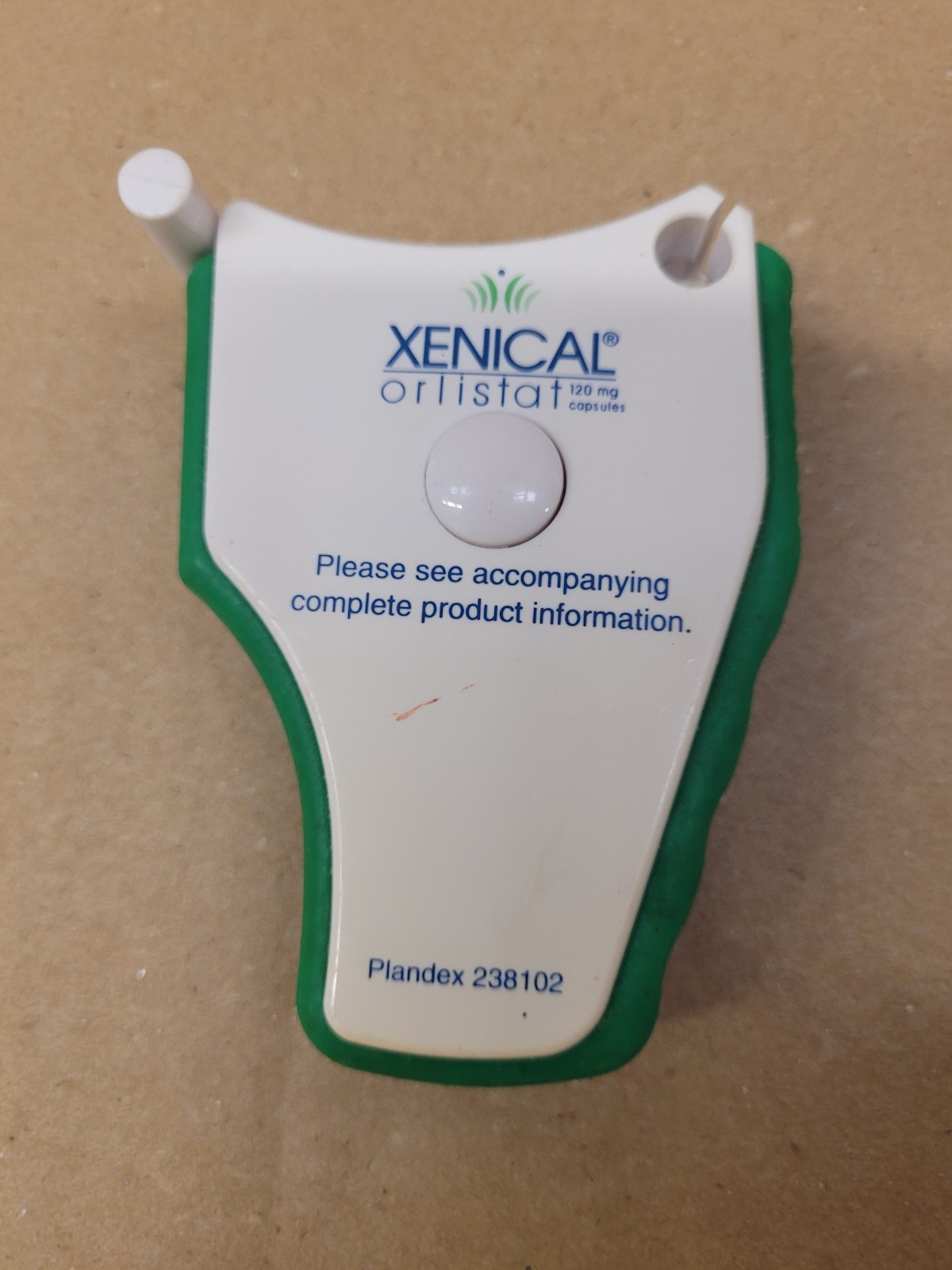 Xenical Drug Rep Measuring Tape w/Retractable Button & Clip – Unisex Adults