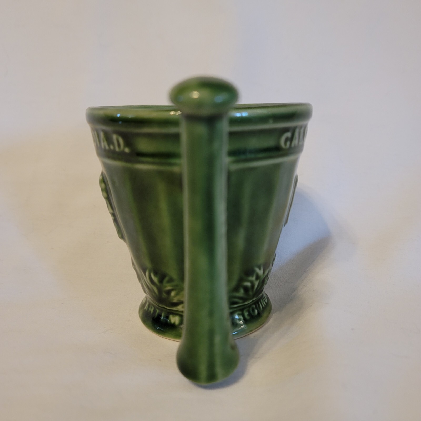 Vintage Schering Medicine Drug Store Ceramic Mug Pharmacy Rx Ad Display