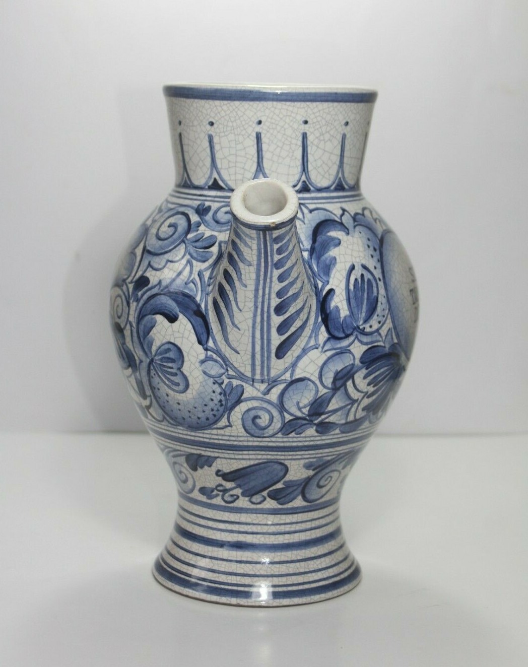 Italian Majolica Apothecary jar, Sirup Tamarin Dorum