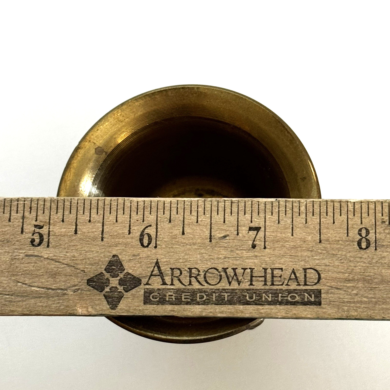 Vintage Cast Brass Small Pharmaceutical Mortar Bowl Apothecary Cup
