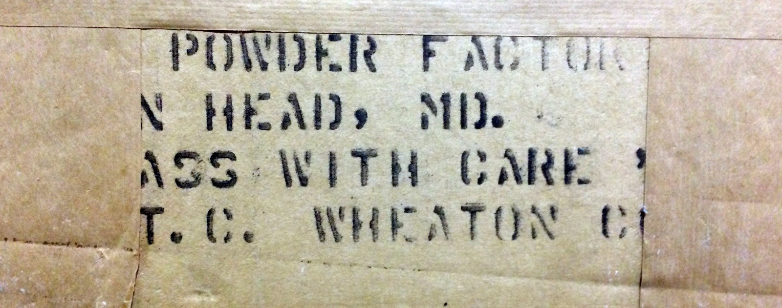 NOS TCW (Wheaton) Co 8oz Apothecary Jar w Lid Powder Surveillance Bottle US NAVY