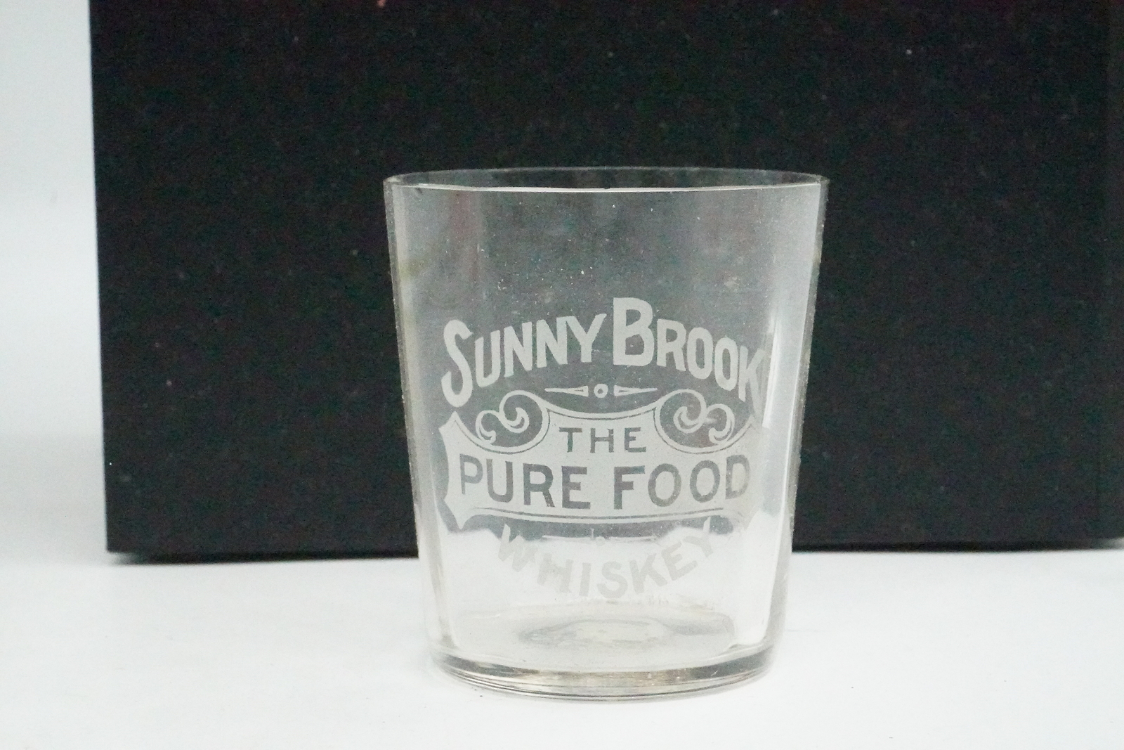Apothecary Dose Measurement Shot Glass Cup Sunny Brook Pure Food Whiskey