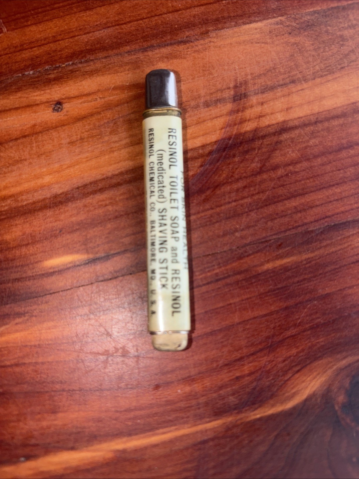 Very Rare Resinol Ointment, Skin Health Advertisement, Shaving Stick, USA Pencil