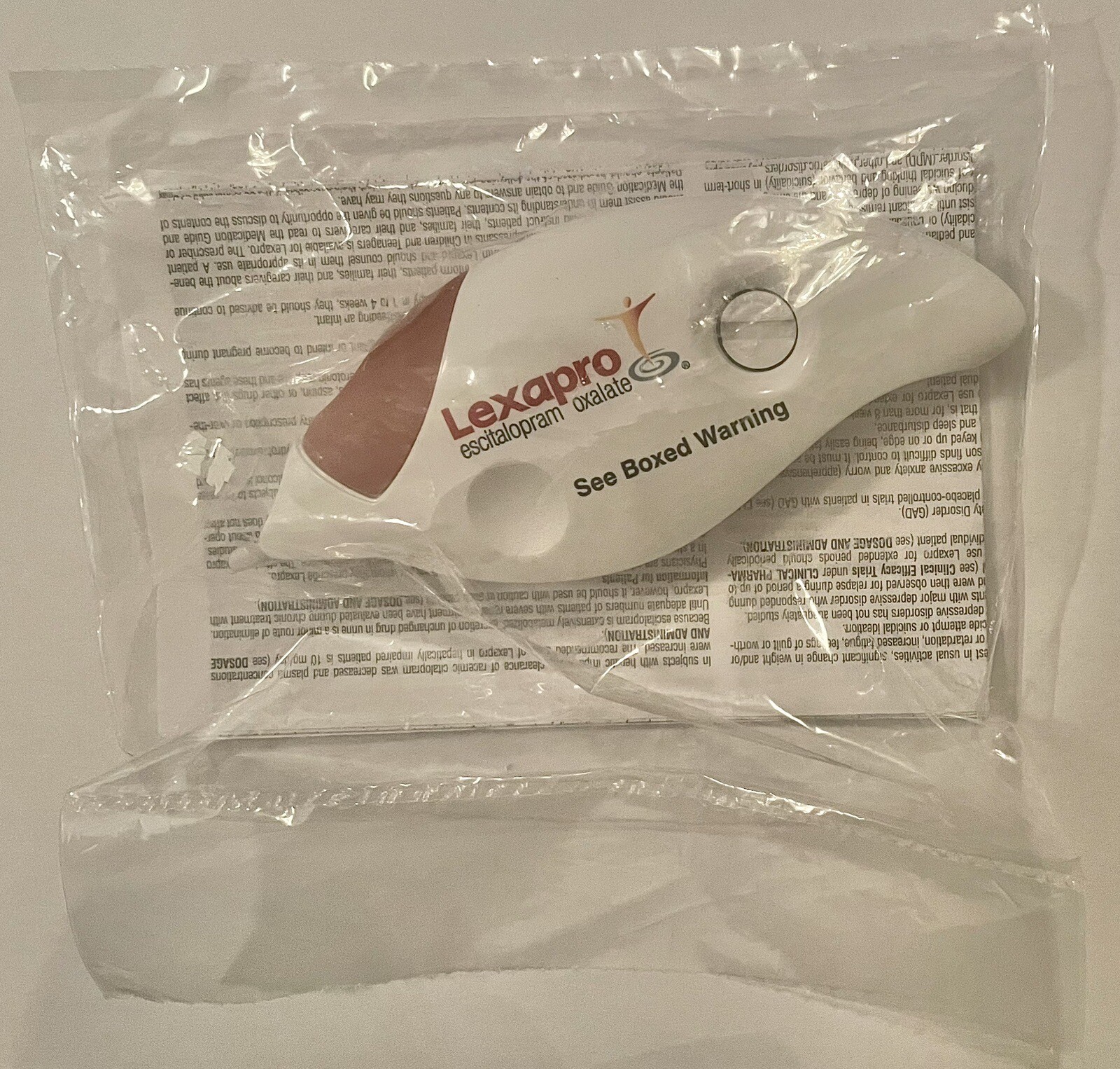 Lexapro Drug Rep Medical Logo Correct-O Tape New Sealed w Drug Info Insert