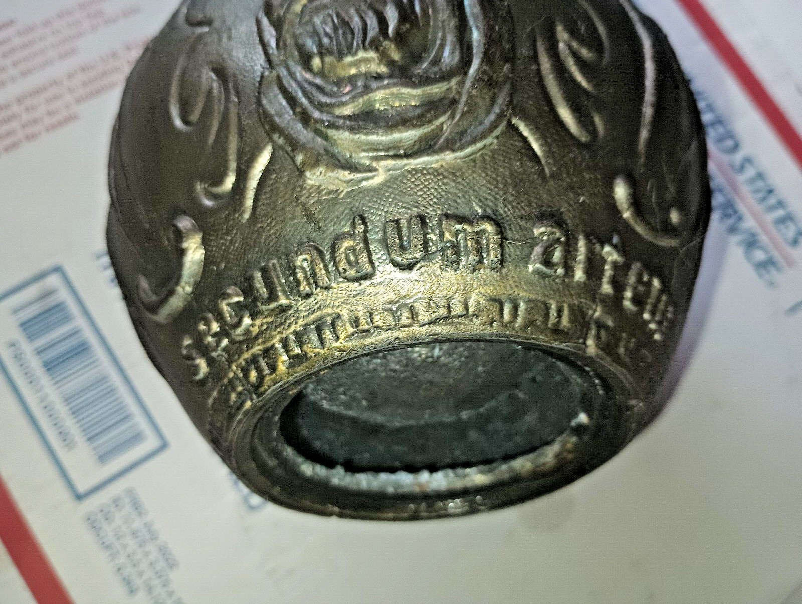 Vintage Brass RX Maimonides 1135-1204 Secundum Artem Mortar & Pestle Coricidin