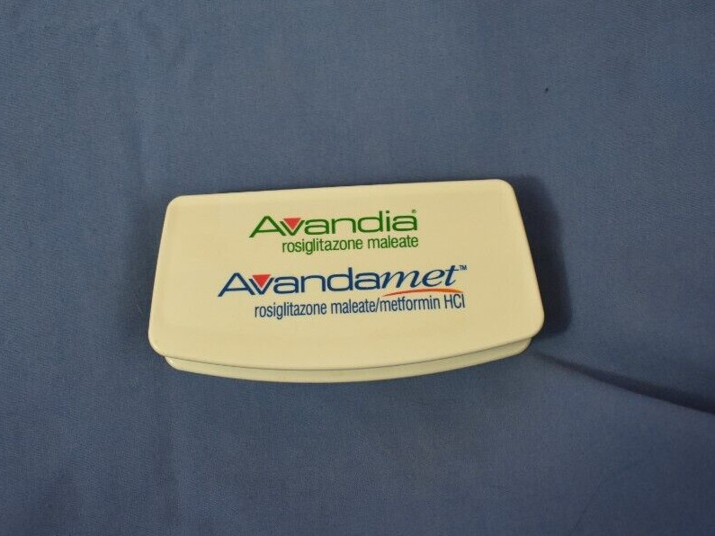 Avandia Medical Drug Rep Pharmaceutical Advertising Binder Clip Sale Promotional