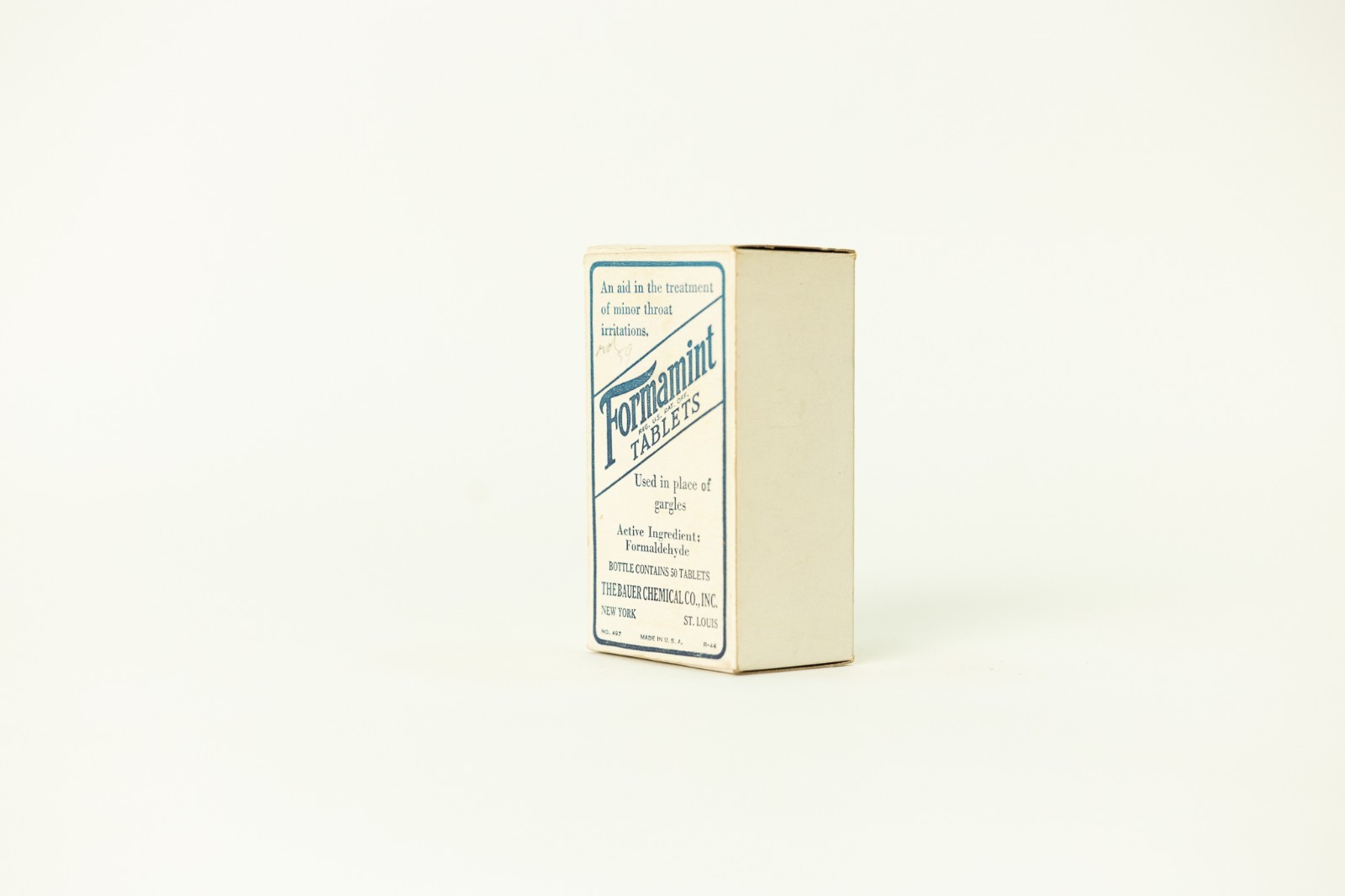 Vintage Formamint Tablets – Minor Throat Relief – Bauer Chemical Co., Early 1900