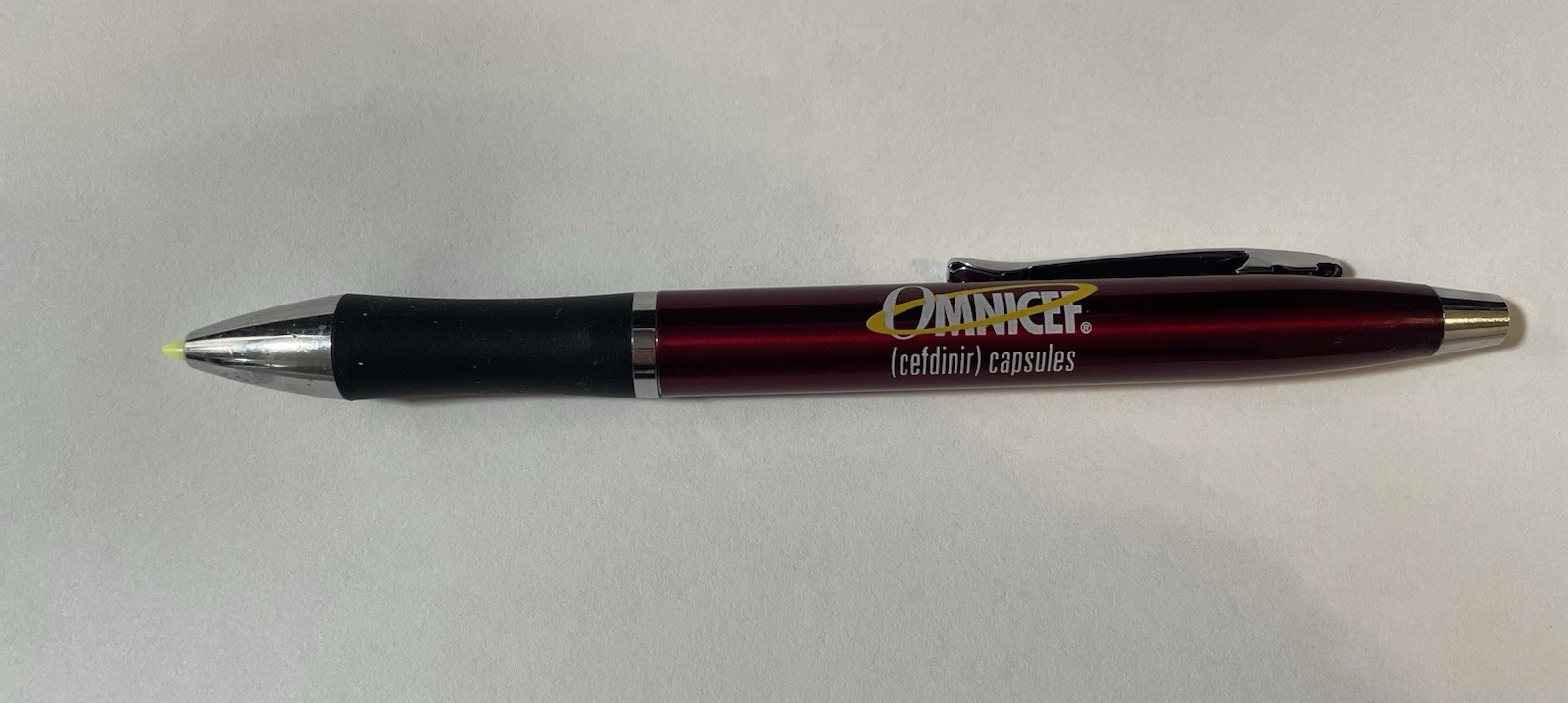 Omnicef Cefdinir Pharmaceutical Drug Rep Metal Pen Stylus Premium UNTESTED AS IS