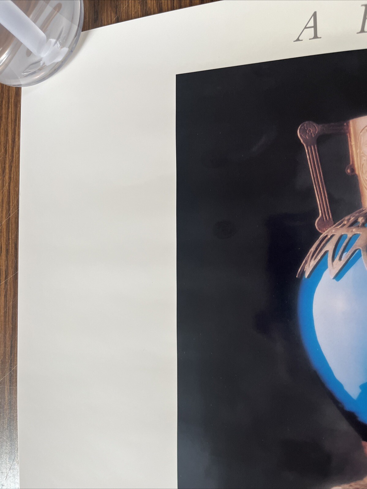 Vintage 1990 Show Globe Roots in Chemistry History Pharmacy Poster Afrin Promo