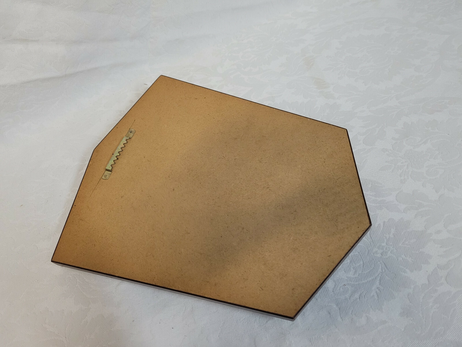 Vtg Pharmaceutical Wooden Metal plaque Secundum Artem RX Cosmas & Damian 350 A.D