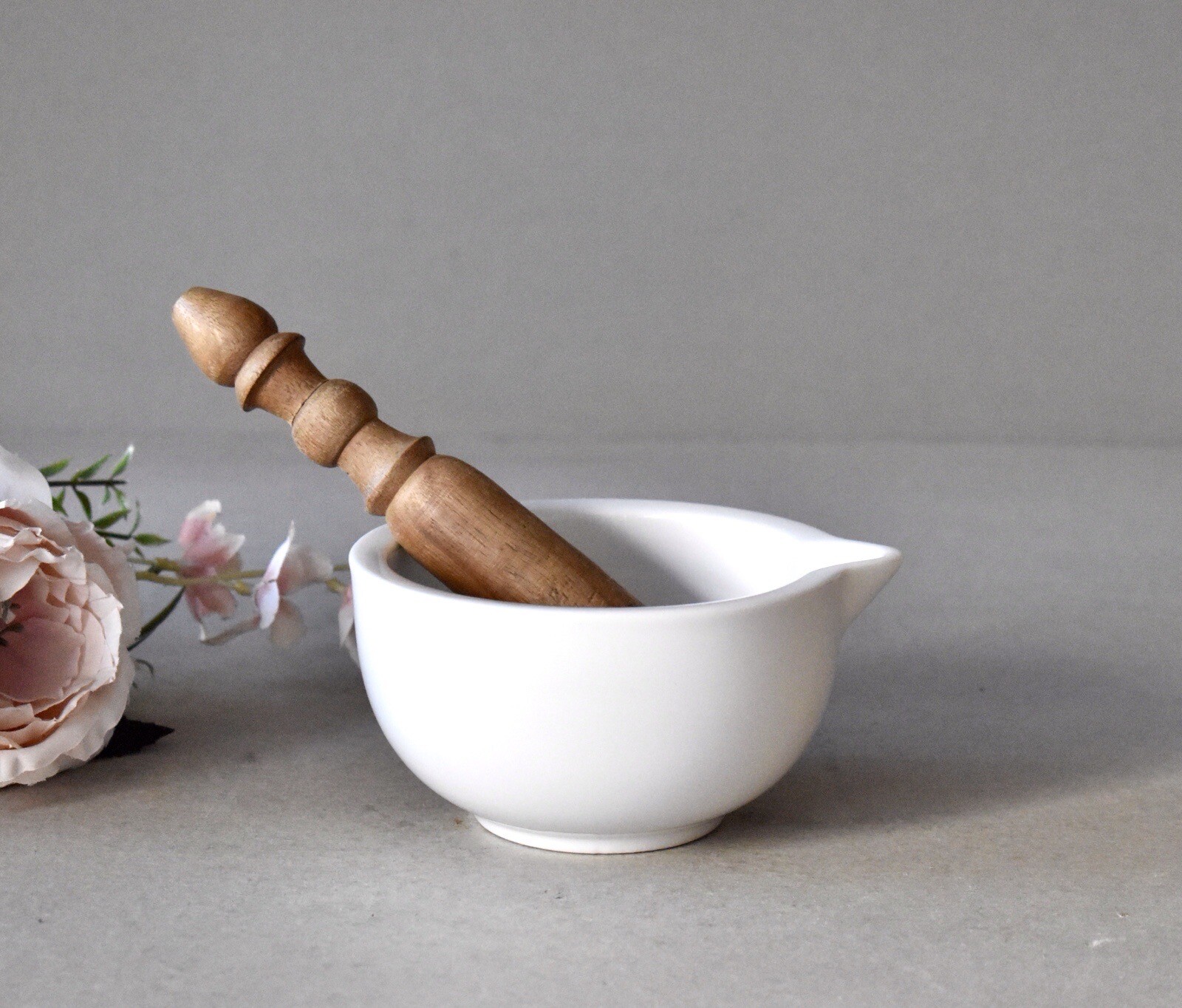 Vintage Porcelain Pharmacy Mortar Retro Mortar Pharmacy Porcelain