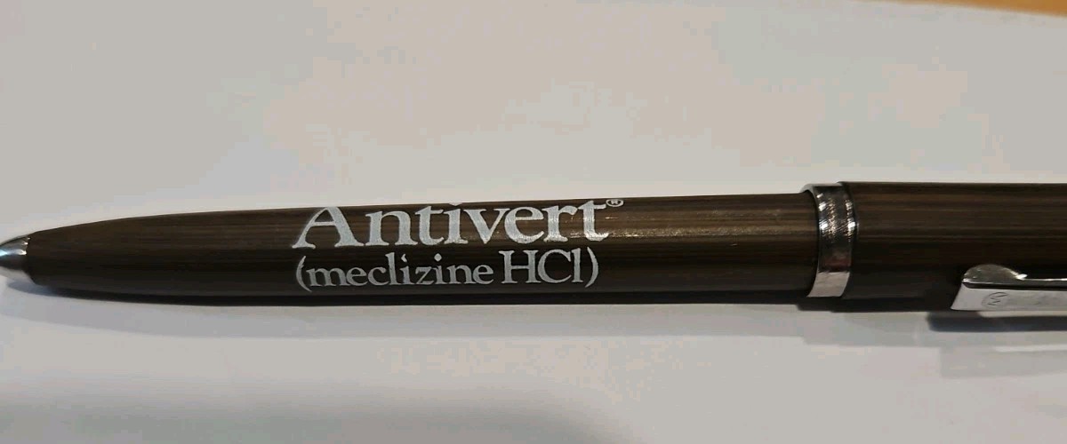 VTG Pfizer Antivert (Meclizine HCI) Advertisement Pen Giveaway Pharmaceutical