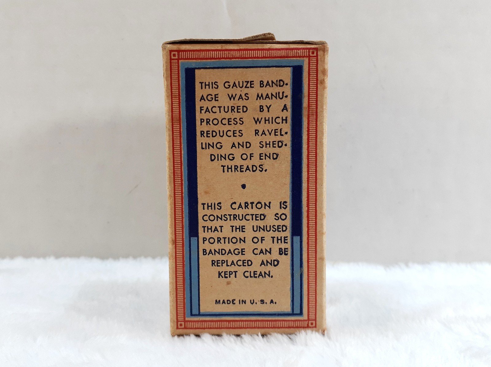 Vintage Bay’s Gauze Bandage Parke Davis Bridgeport Connecticut 1940s Sealed NOS