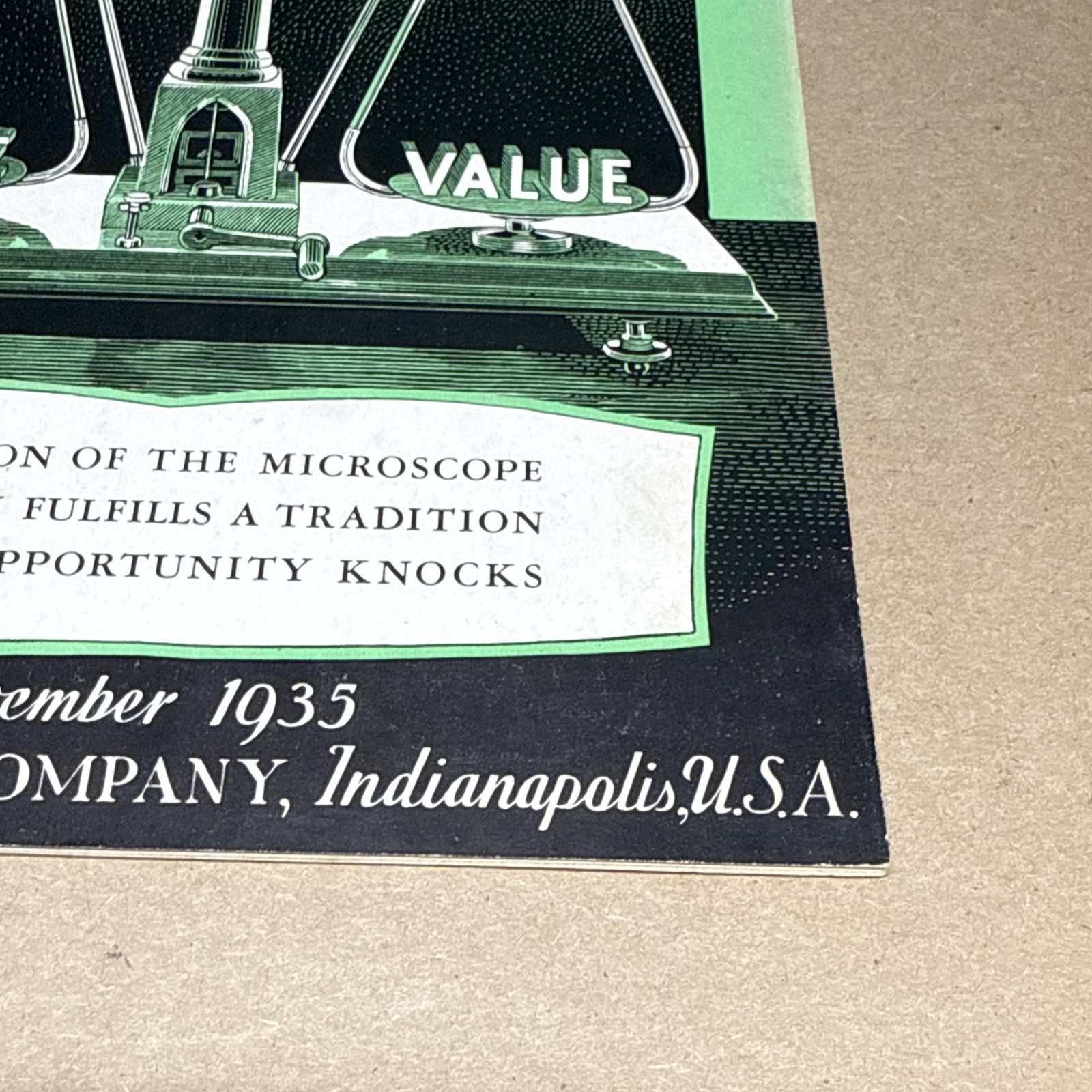 Tile And Till Magazine Eli Lilly And Company November 1935 Indianapolis Indiana