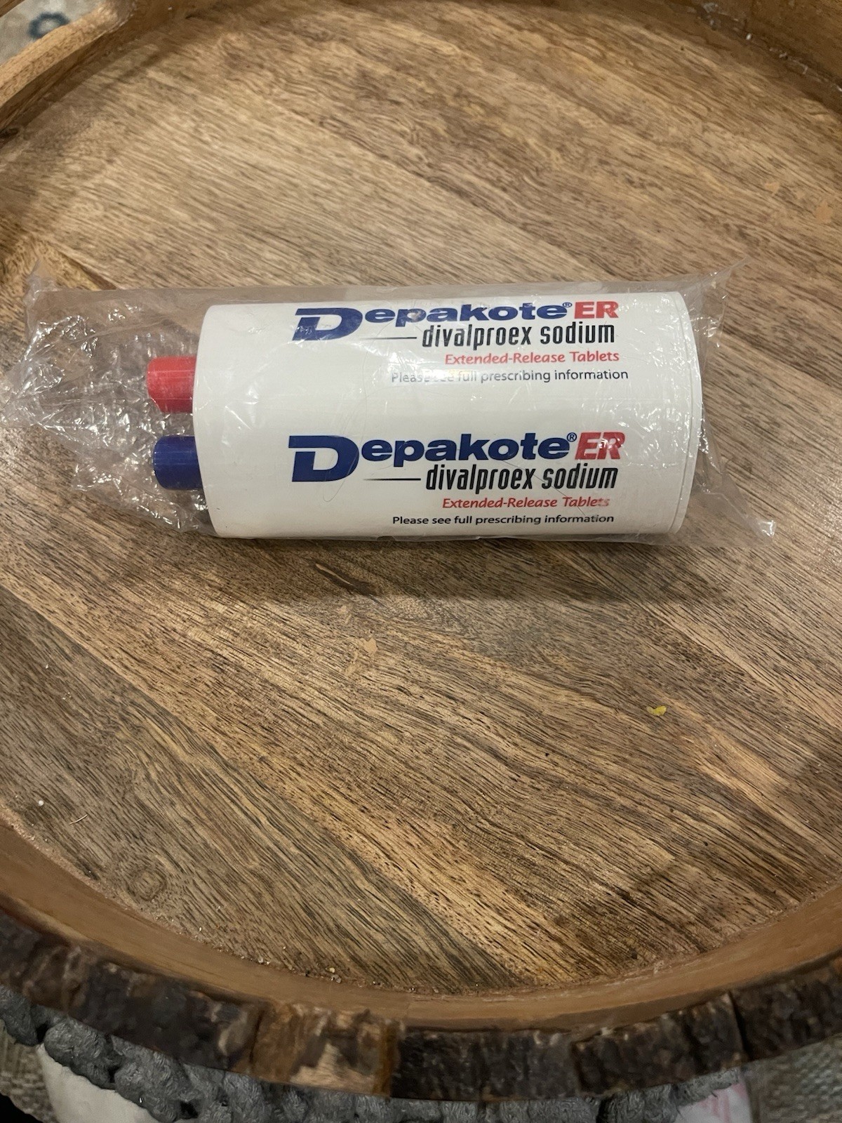Depakote ER Divalproex Sodium Promotional Collectible Pen Set & Container