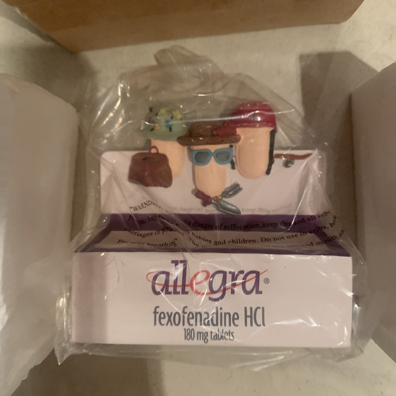 Allegra Business Card Holder Drug Rep Promotional Vintage NEW