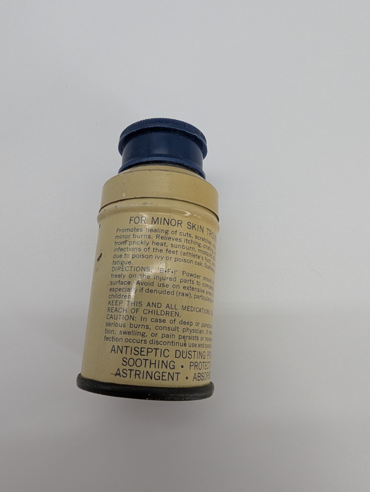 B-F-I Antiseptic First Aid Dressing And Surgical Powder With Powder Still Inside