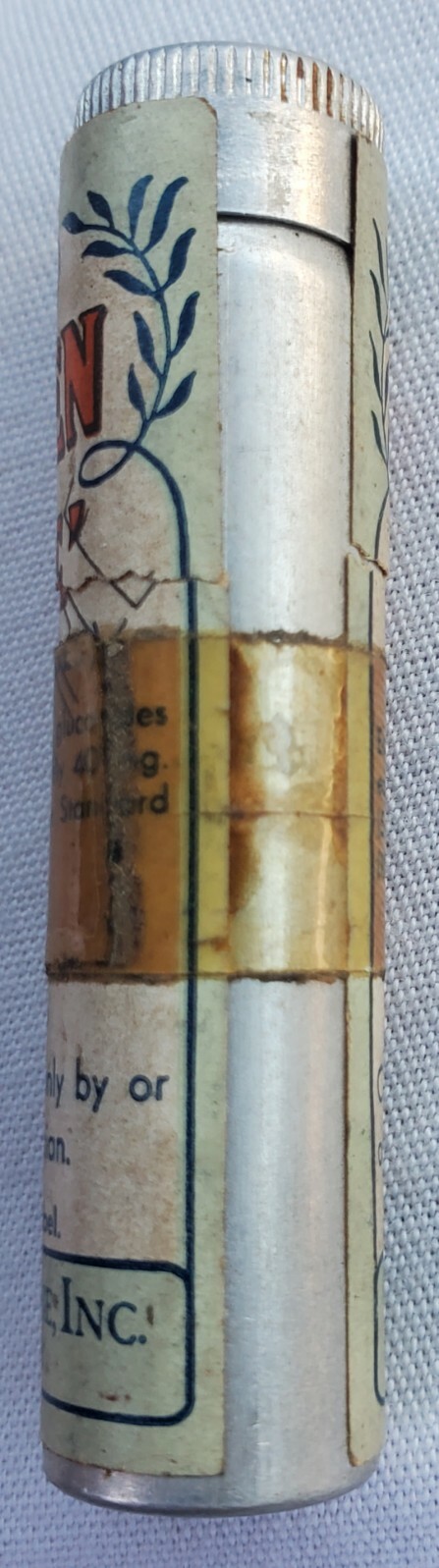 Vintage Digalen Digitalis Glucosides Medicine Tube Tin Sample Hoffmann La Roche