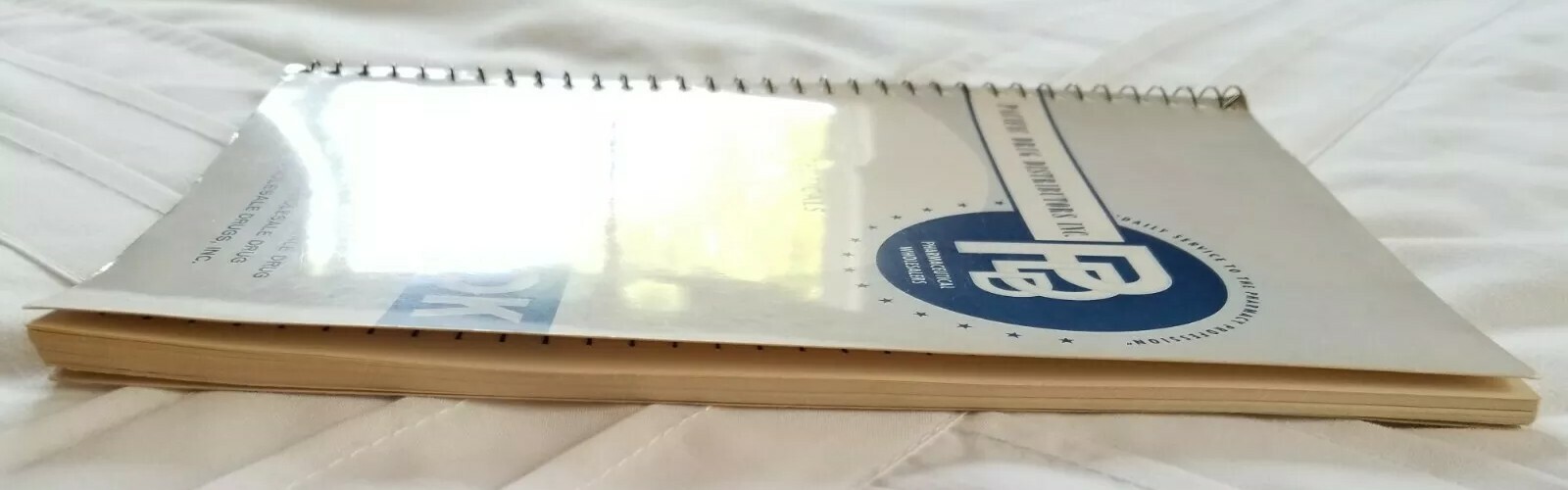 Pacific Drug Distributors Pharmacy Medical Want Book Spiral Notepad Vintage