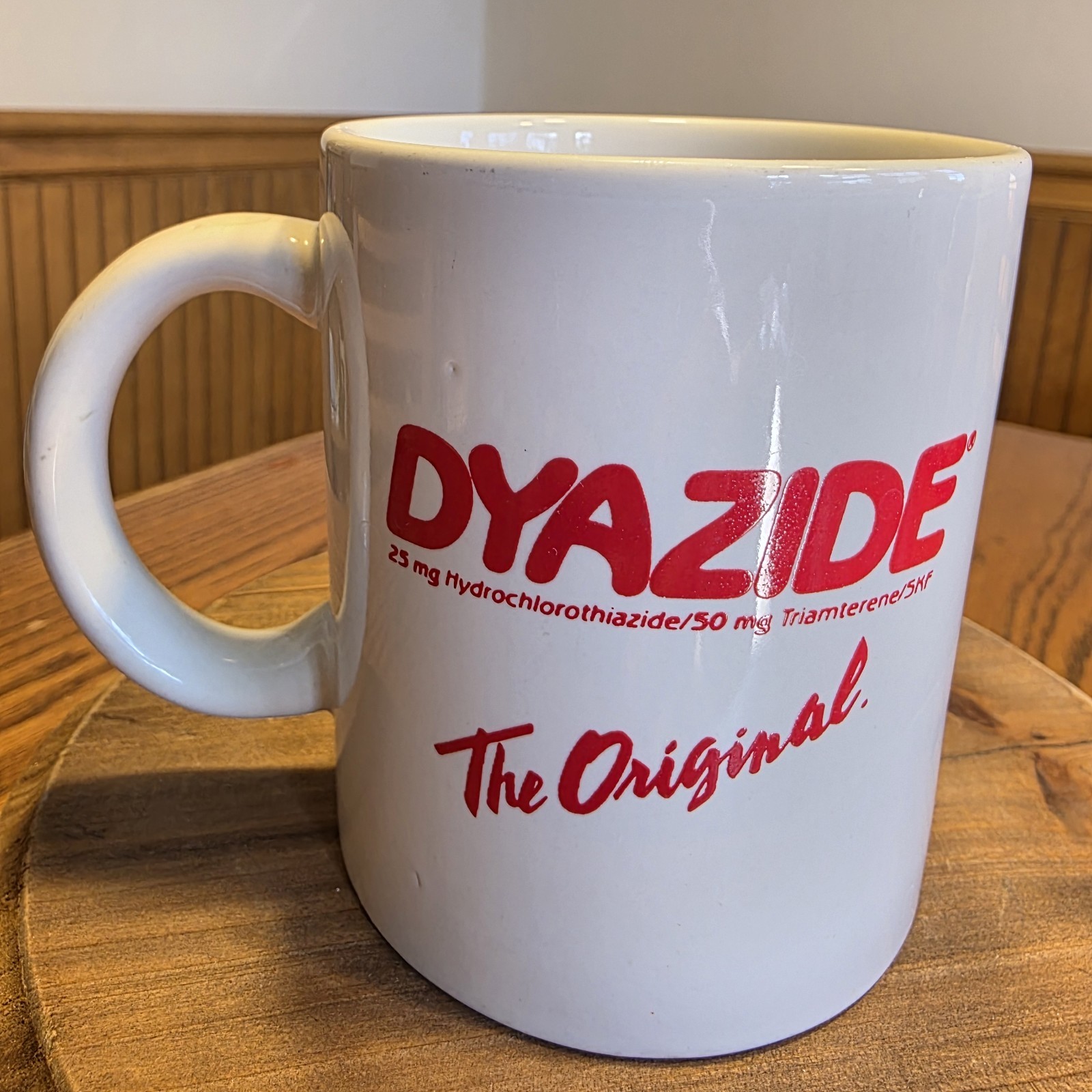 DYAZIDE Ceramic Mug Cup Drug Rep Pharma Promo Medicine Advertising Prop CLEAN