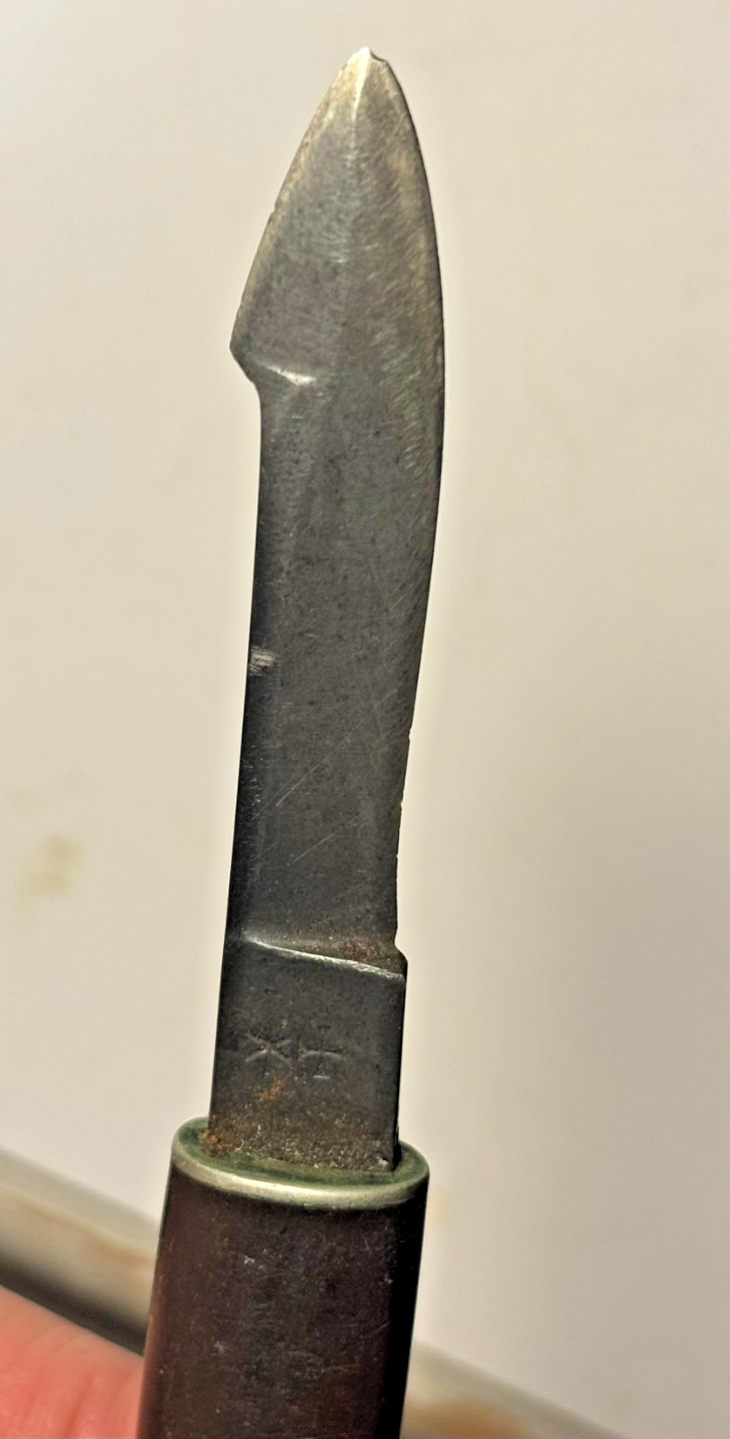 ANTIQUE WOOD HANDLE FLEAM/BLEEDER / PEN INK ERASER KNIFE RODGERS & SONS ENGLAND