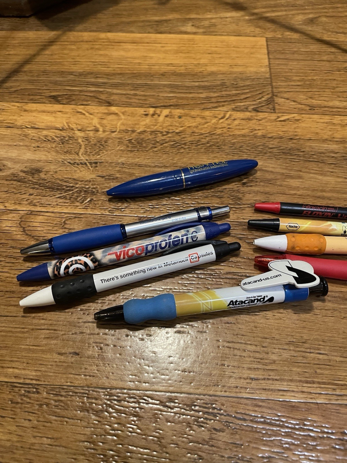 Lot Vintage Pharmaceutical Drug Rep Pharmacy Advertising Pens Pencil 80’s/ 90’s