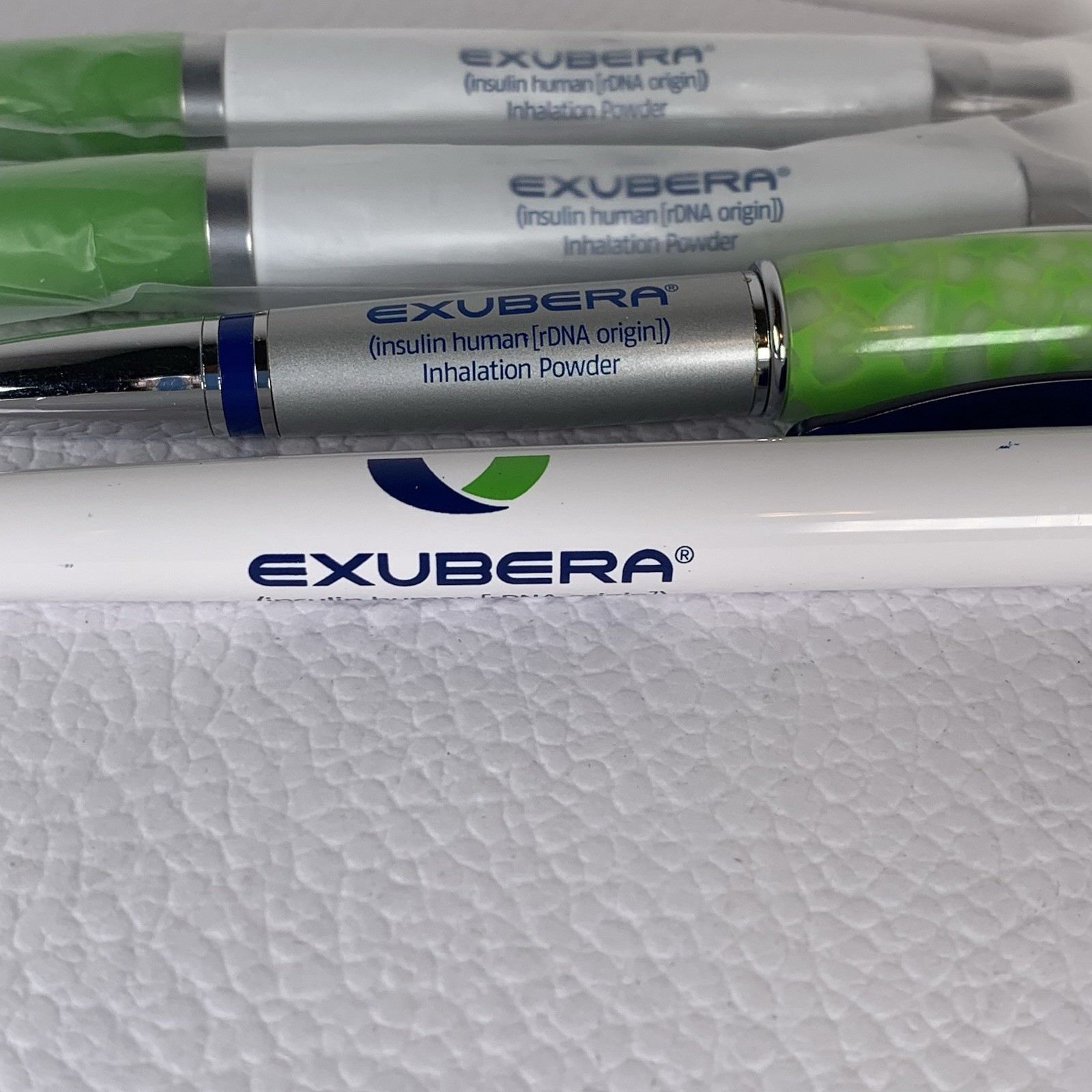 EXUBERA Collectible Heavy Metal Pen Drug Rep Advertising Pharma Original Owner 4