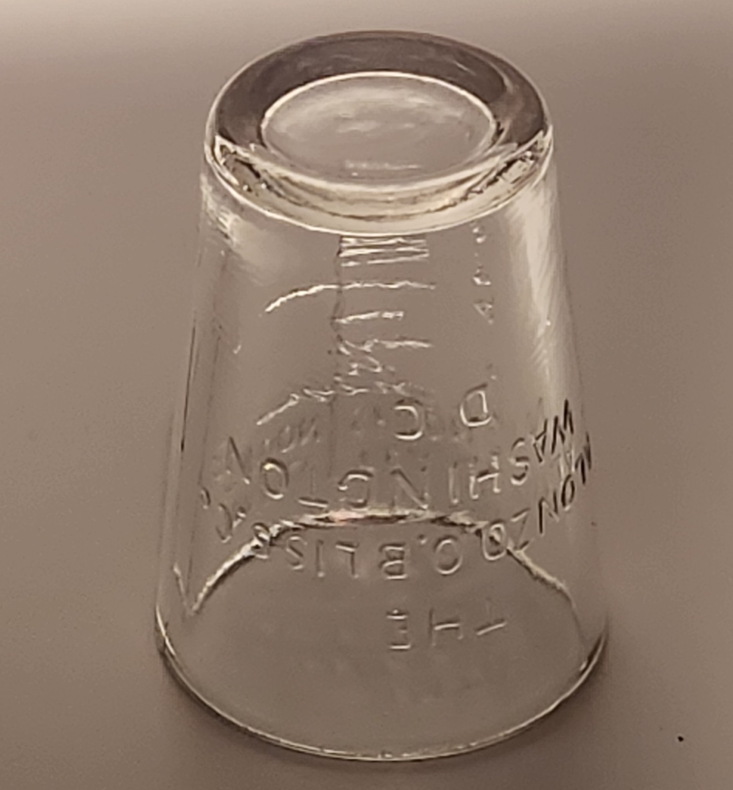 Alonzo O. Bliss Apothecary Dose Cup Washington D.C. Circa 1900 Nice As Pictured
