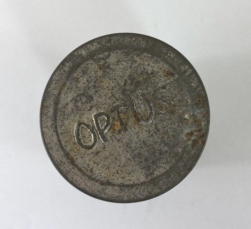Optus Sodium Bicarbonate Vintage Tin & Cardboard Can Container Philadelphia
