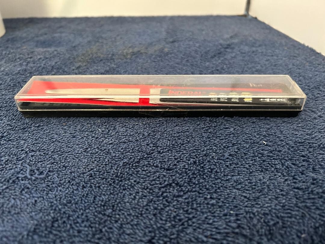 Inderal letter opener from Ayerst in original case 960’s era with tablet colors