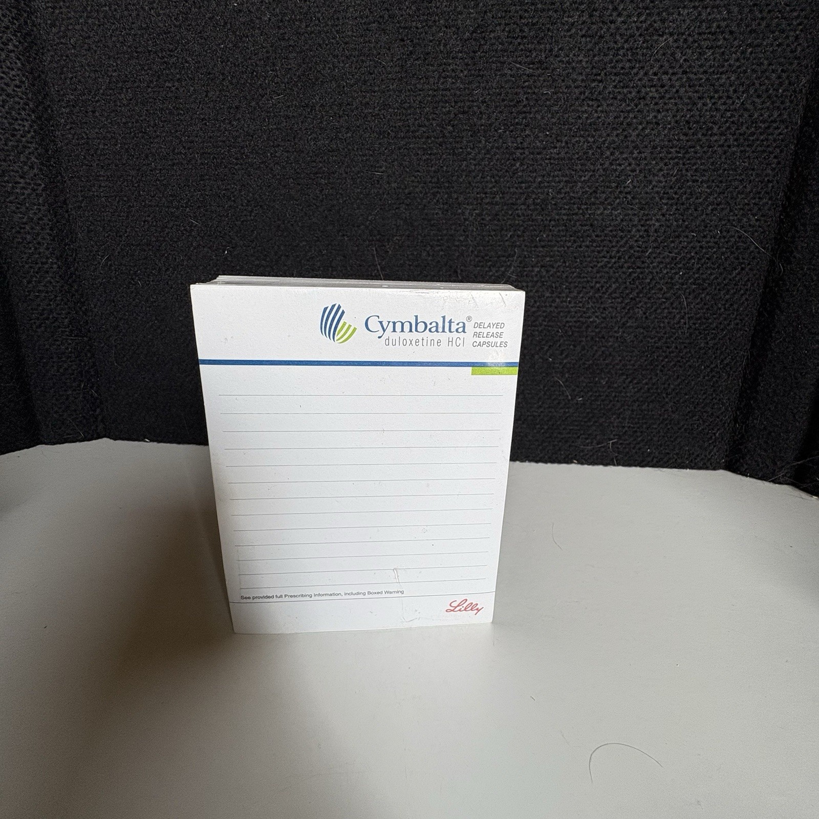 Pack Of 10 rep collectible note pads Cymbalta Lilly Doctor giveaway. Sealed