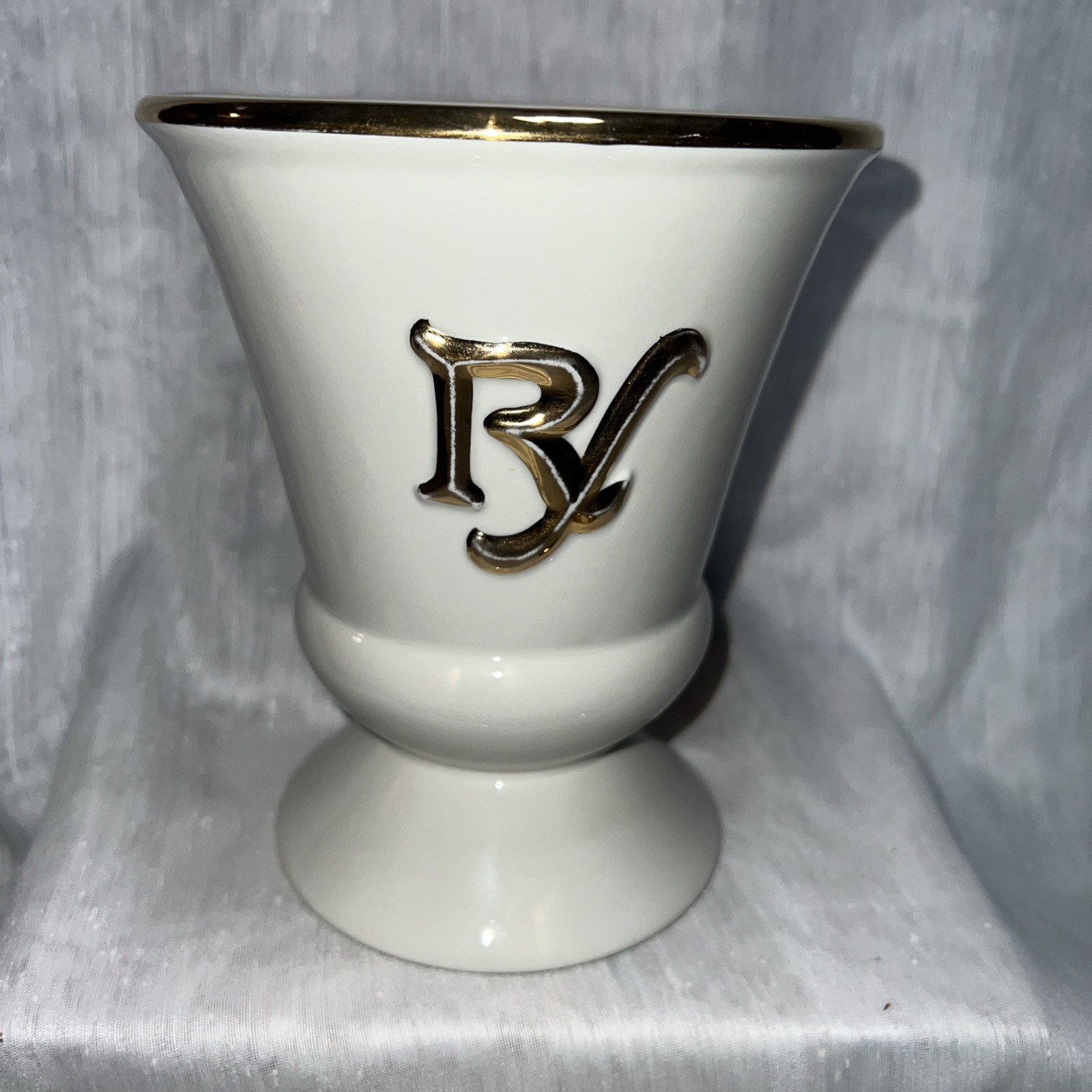 VINTAGE OWENS ILLINOIS “Rx”Pharmacy Apothecary Mortar & Pestle 6 3/4” Tall
