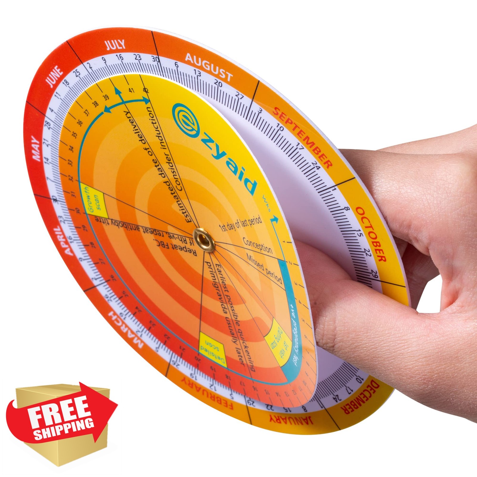 Ezyaid Pregnancy Wheel Due Date Calculator OB-GYN